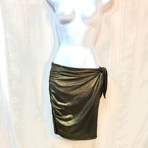 🔥 2for $30 Glitzy Gold Express Skirt